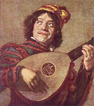 Frans Hals Jester with a Lute China oil painting art